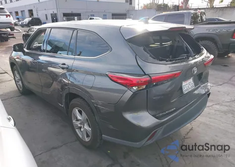 2020 Toyota Highlander L from USA, damaged, VIN 5TDCZRAH8LS508729